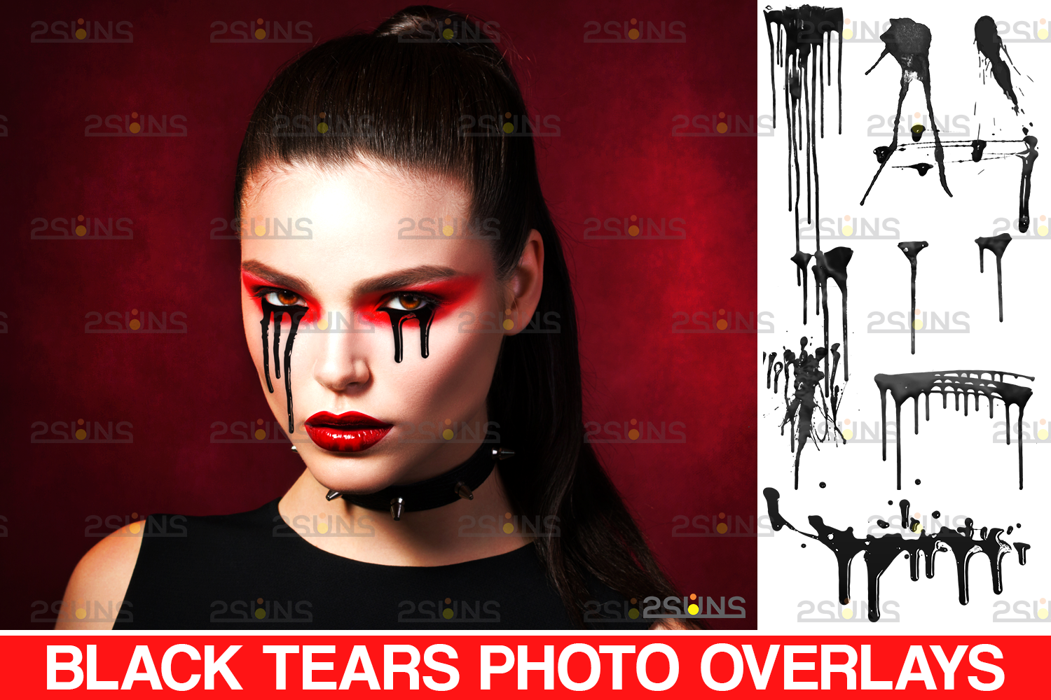 Black tears photo overlays Blood splatters by 2SUNS1 on DeviantArt