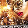 Sparkler Photo Overlays Photoshop Gold bokeh