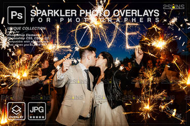 Sparkler Photo Overlays Photoshop Gold bokeh