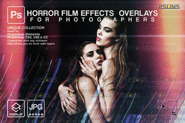 Horror effects Film Grain Textures photoshop