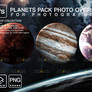 Space planets photo overlays Galaxy Space