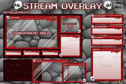 Kawaii twitch overlay package
