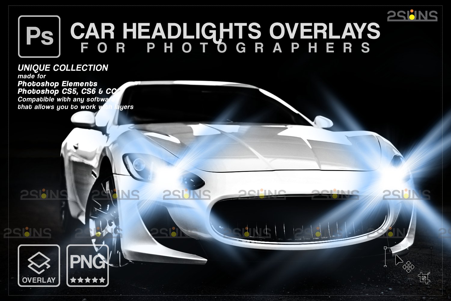 Car Headlights Photo Overlays, Photoshop overlay by 2SUNS1 on DeviantArt