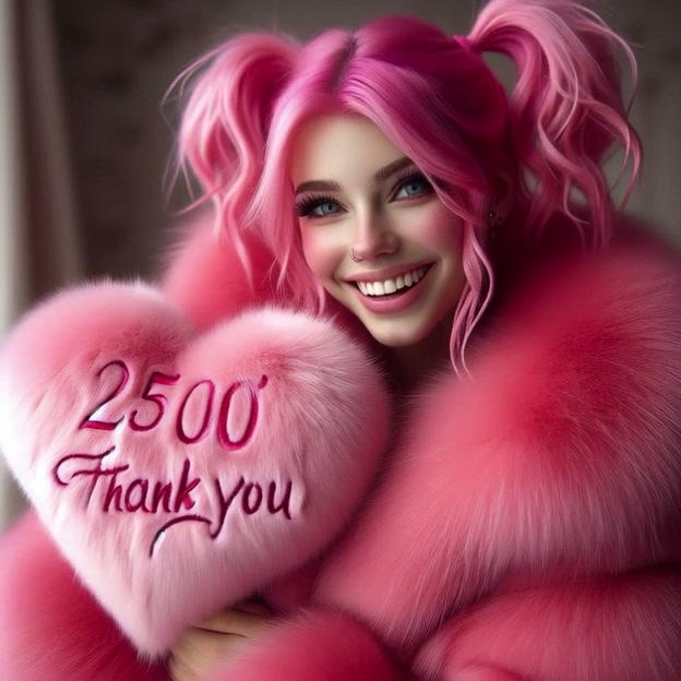 2500 Thank you by kim210371 on DeviantArt