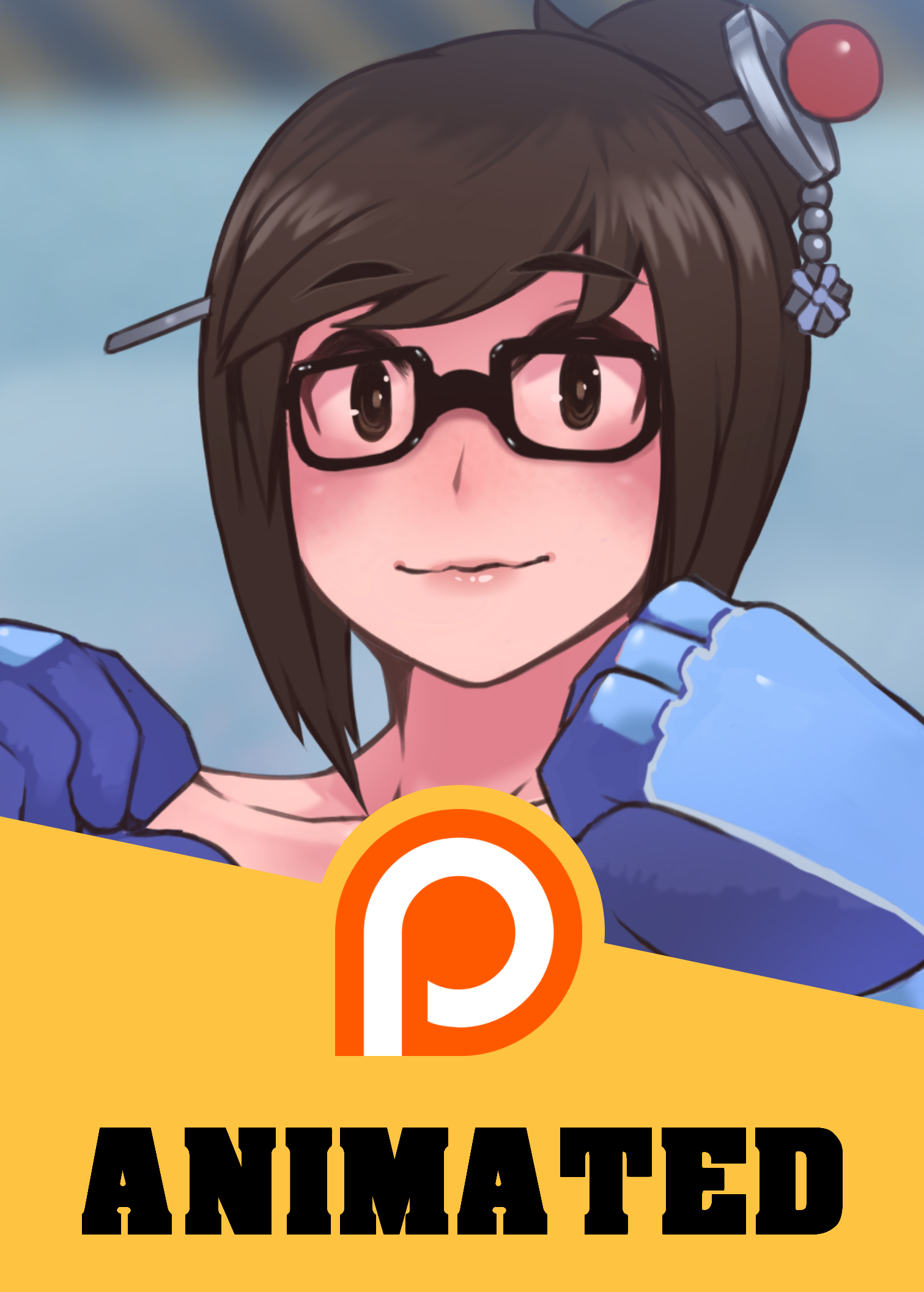 [Patreon][Animated] Mei Idle Loop [Overwatch] by Skello-on-sale on ...