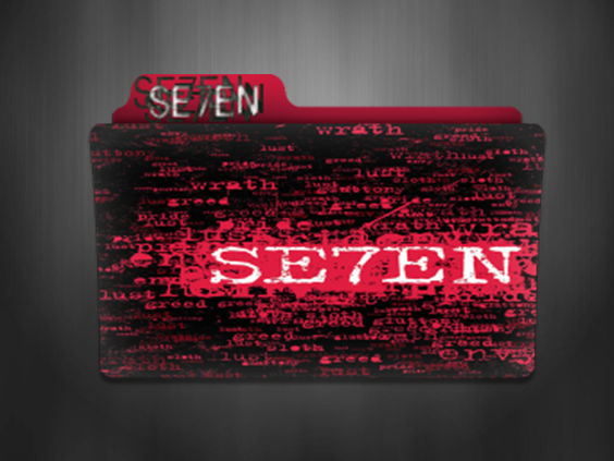 Se7en (1995) Folder Icon by cocaaaine on DeviantArt