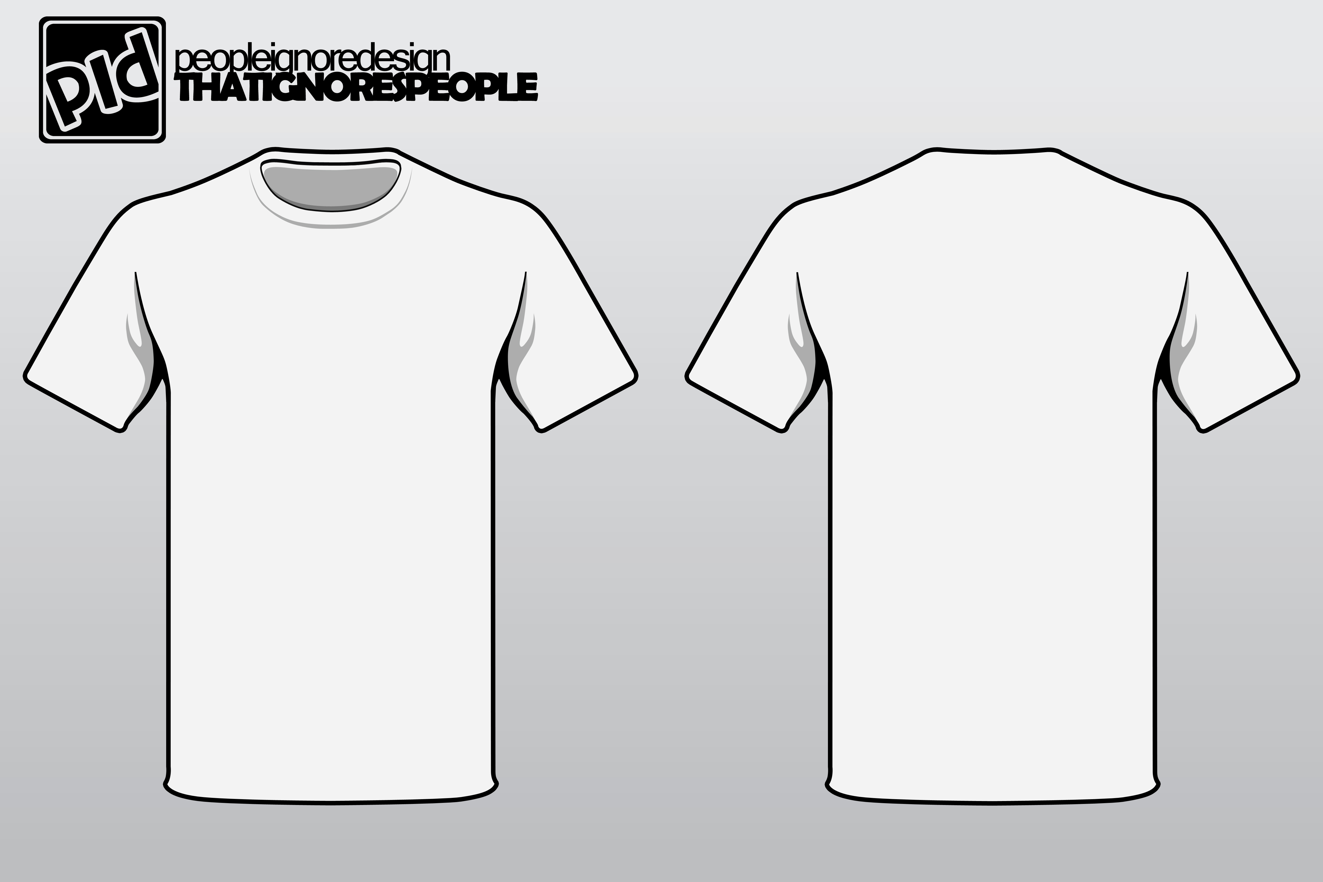 T Shirt Template Photoshop