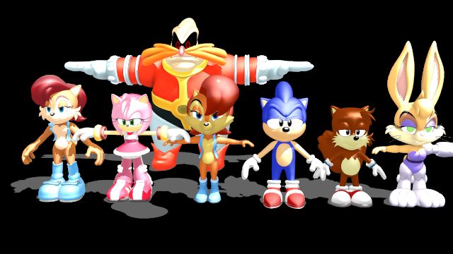 3D Model Download+ Sonic The Hedgehog by JCThornton on DeviantArt