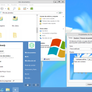 Windows 8 blue theme (WIN XP)