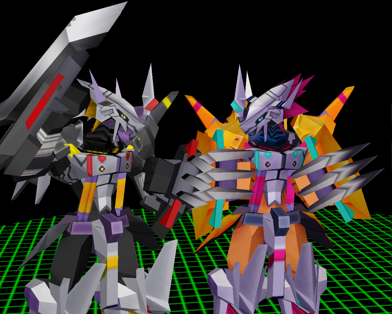 MMD Newcomers Wargreymon X and Black Wargreymon X