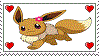 Vivi the Eevee (Pokemon OC) Stamp