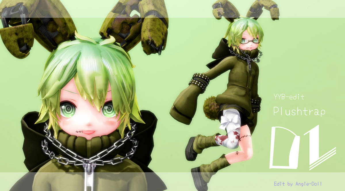[MMD FNAF] Plushtrap DL Down by Angie-Doll on DeviantArt