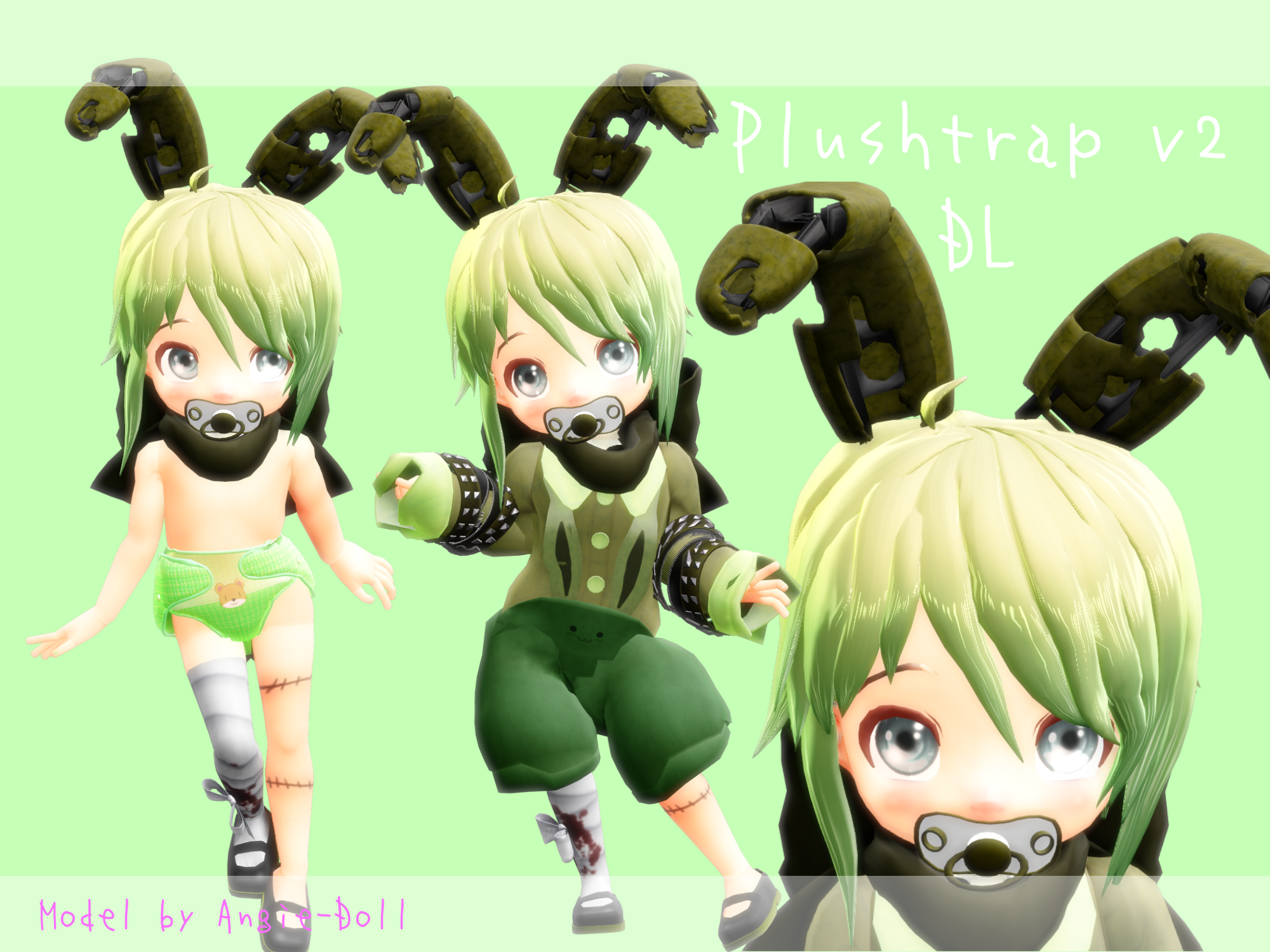 MMD FNAF AR:Plushtrap + Download by Francoraptor2018 on DeviantArt