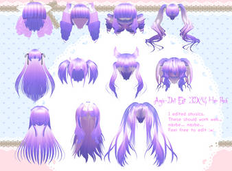 Hairs On All Of Mmd Deviantart