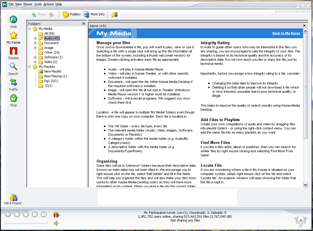 SCARICARE KAZAA MEDIA DESKTOP