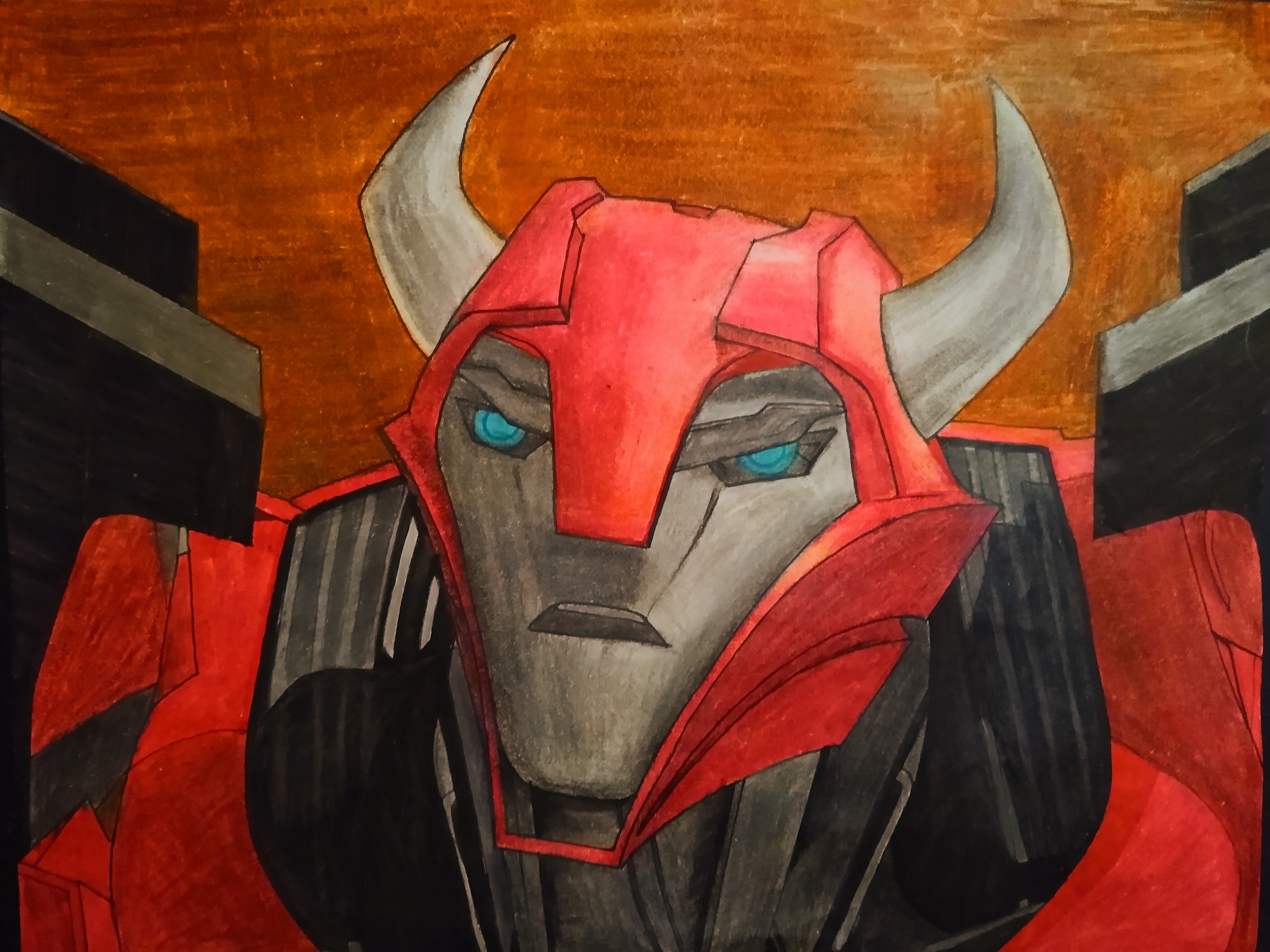 Transformers prime Cliffjumper portrait by SilverBolt95 on DeviantArt