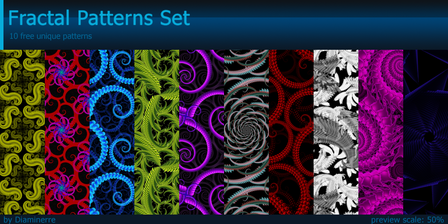 Fractal Patterns Set