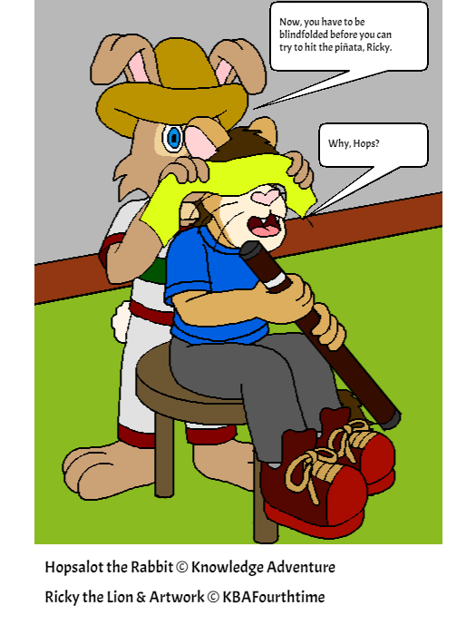 Hops Blindfolding Young Ricky by KBAFourthtime on DeviantArt