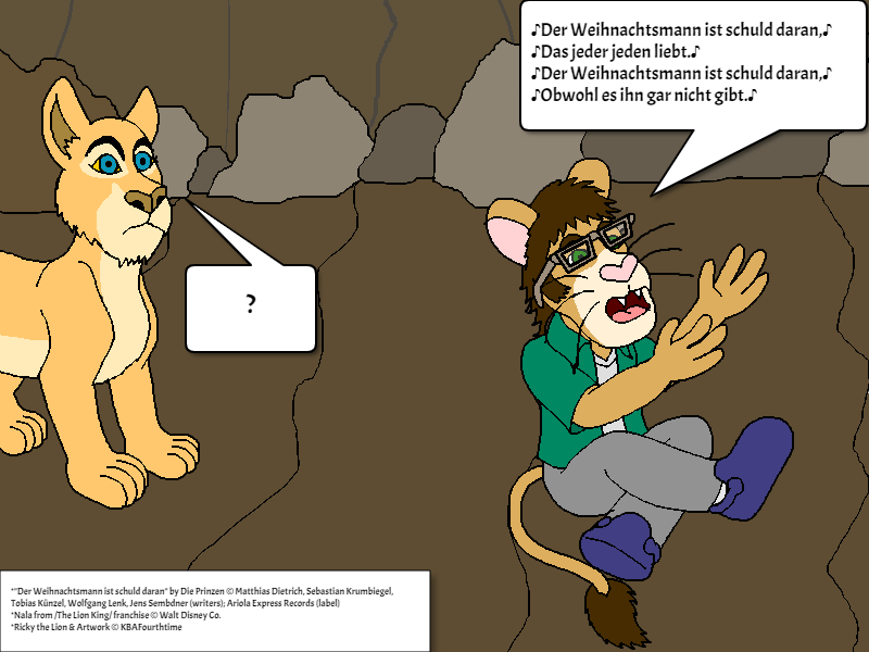 Nala Overhears Teen Ricky Singing in German by KBAFourthtime on DeviantArt