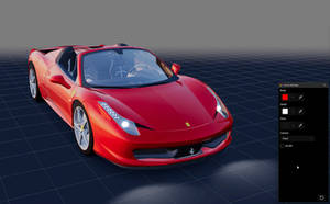 Ferrari 458 audio reactive