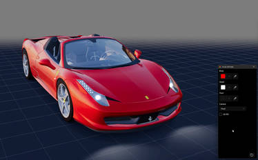 Ferrari 458 audio reactive