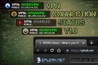 VPN Connection Status 1.0.1 for Rainmeter