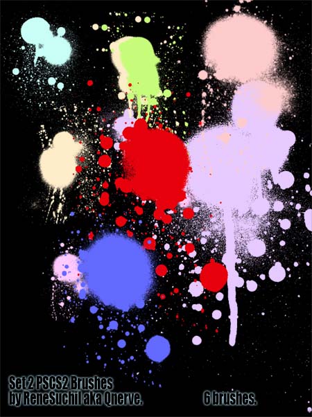 Set2 Splat SprayCan brushes