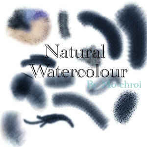 Natural Watercolor Brushset