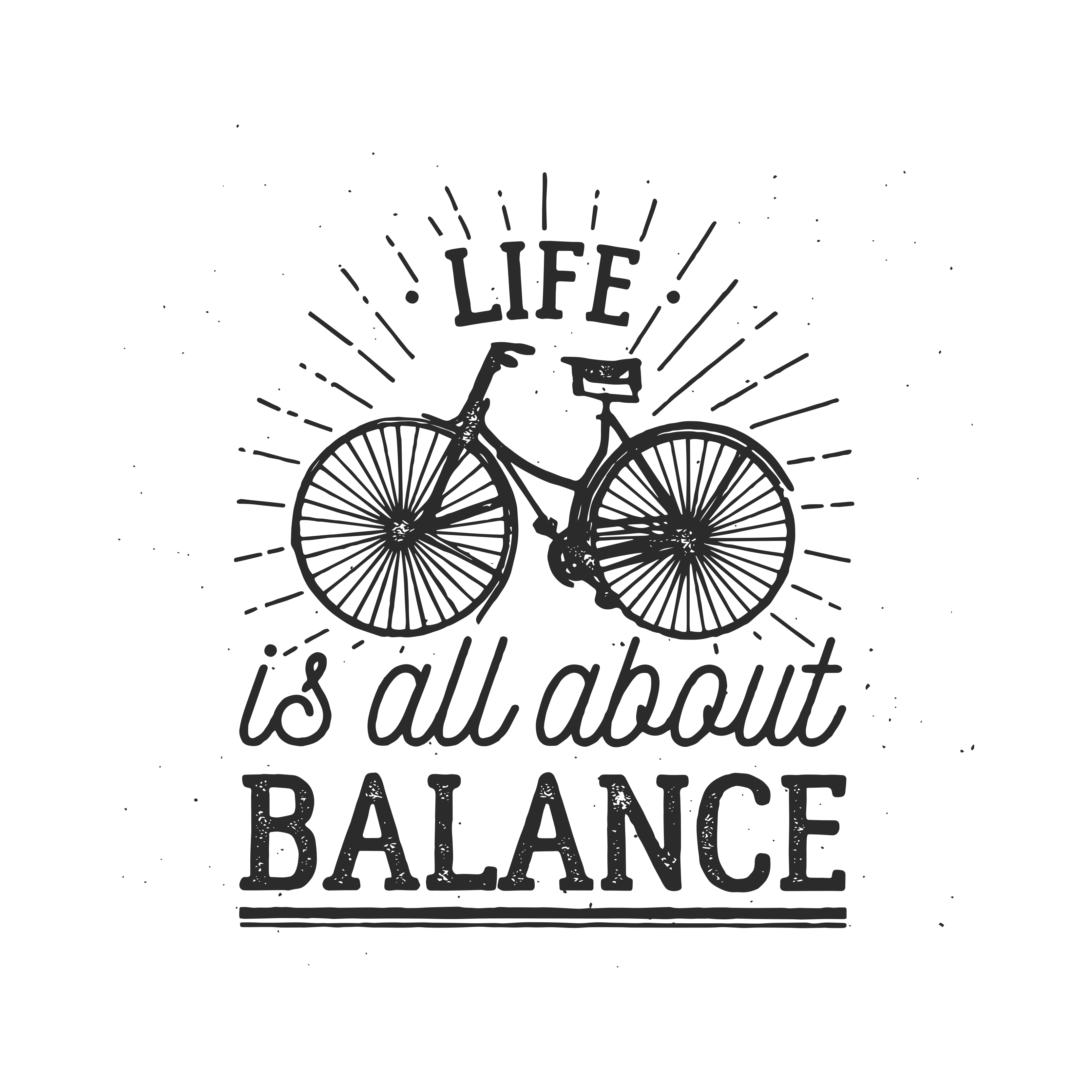 Life Is All About Balance Illustrator File by iammerajahmed on DeviantArt