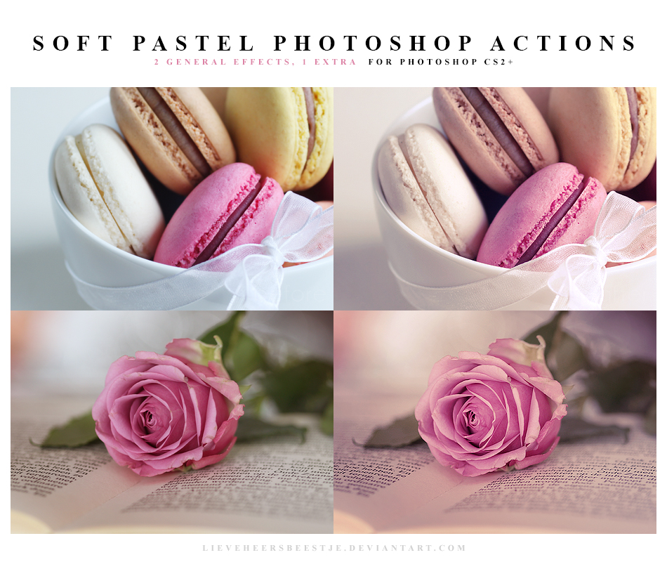Photoshop Soft pastel Actions