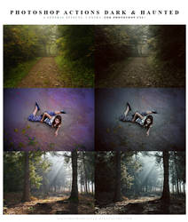 Photoshop Actions dark and haunted