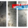 9 weathered metal textures