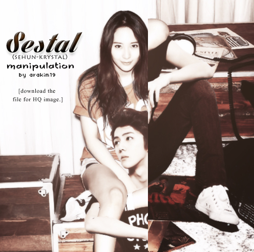 MANIPULATION] SESTAL (SEHUN KRYSTAL) by babyjung2 on DeviantArt