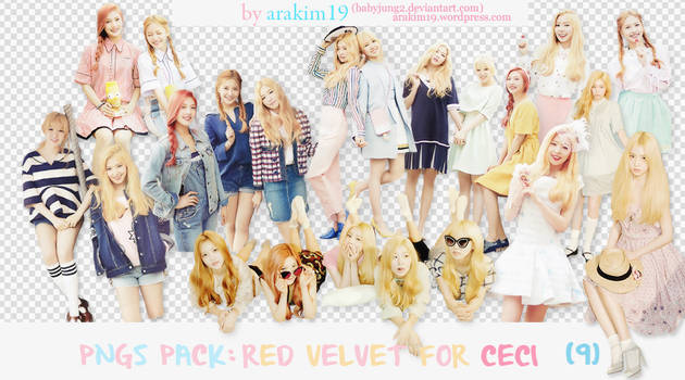 [PNGS PACK] Red Velvet for CECI Magazine