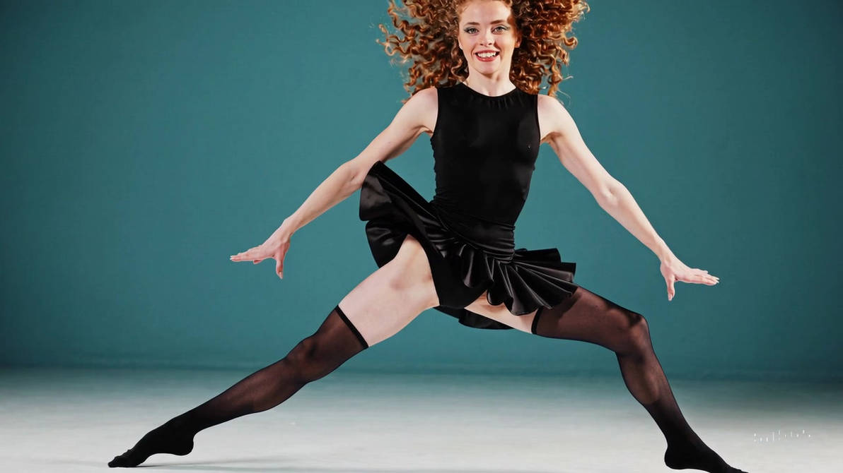Irish Dancer Split Pose by SleekDreams on DeviantArt