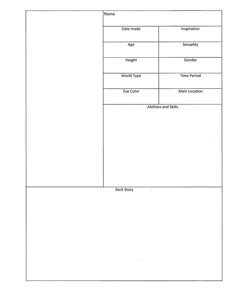 Character sheet fill outable by Benzyon on DeviantArt