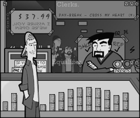 Clerks Black and White