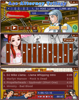 Ace Attorney Trilogy - Winamp Skin