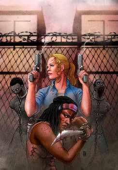 The Walking Dead's Andrea and Michonne