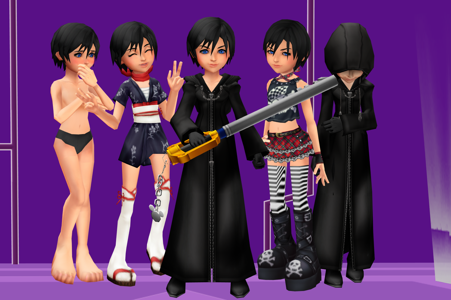KH1 Xion Pack by Reseliee on DeviantArt