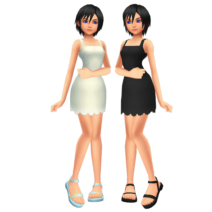 Xion (Namine Dress) DOWNLOAD by Reseliee on DeviantArt
