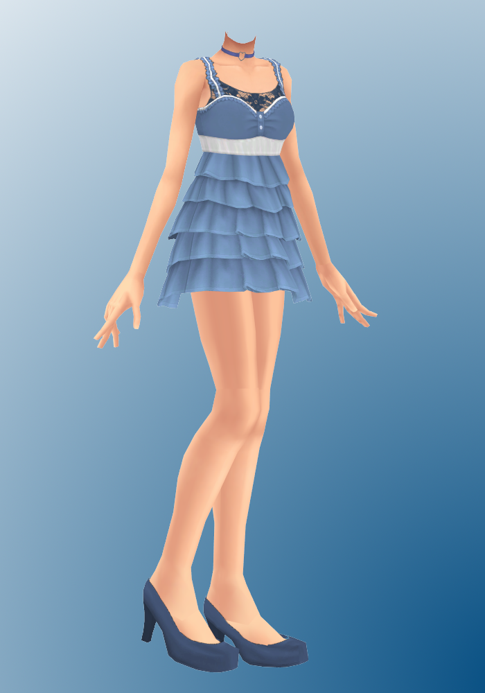 Ruffly Dress Base DOWNLOAD