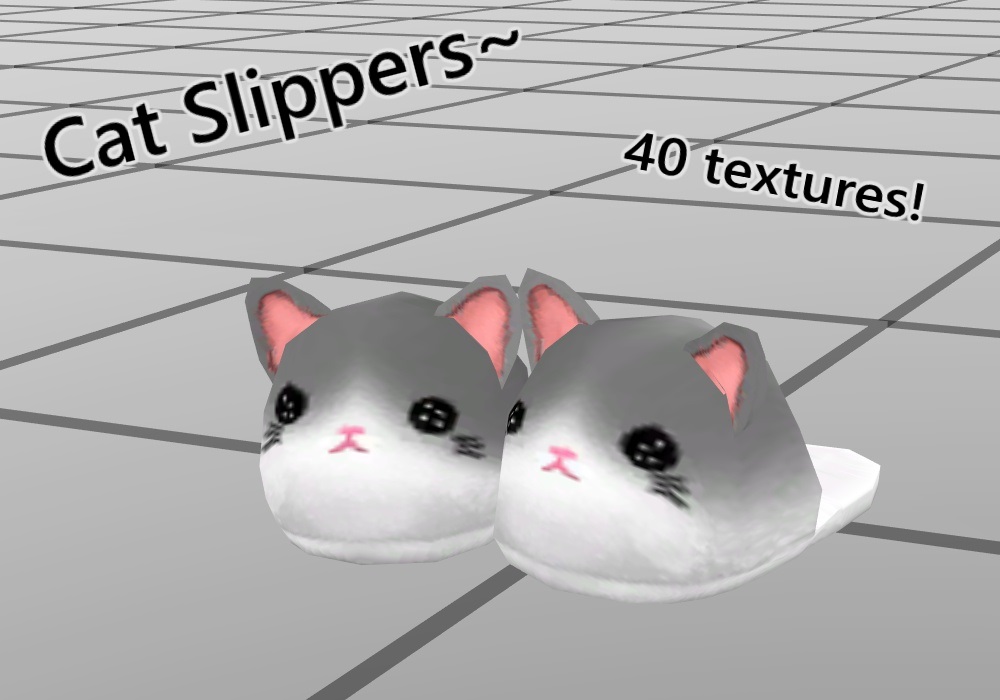 Cat Slippers DOWNLOAD