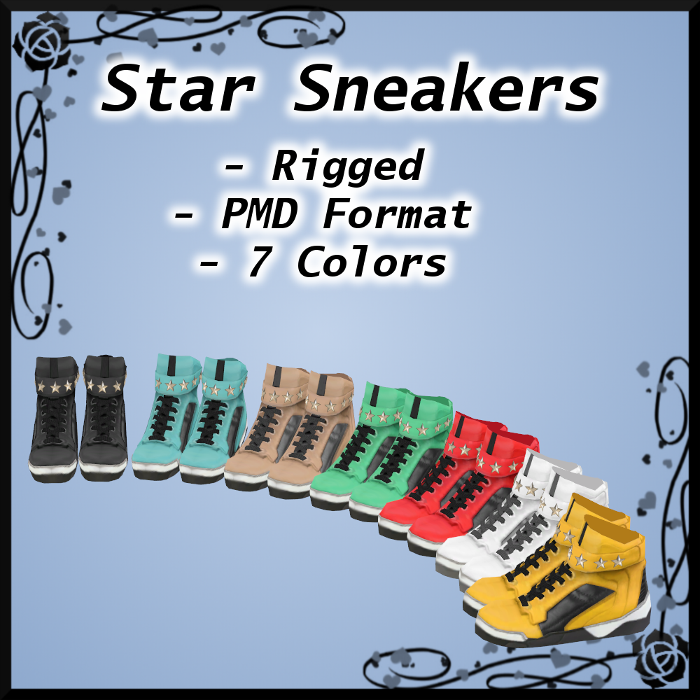 Star Sneakers DOWNLOAD by Reseliee on DeviantArt