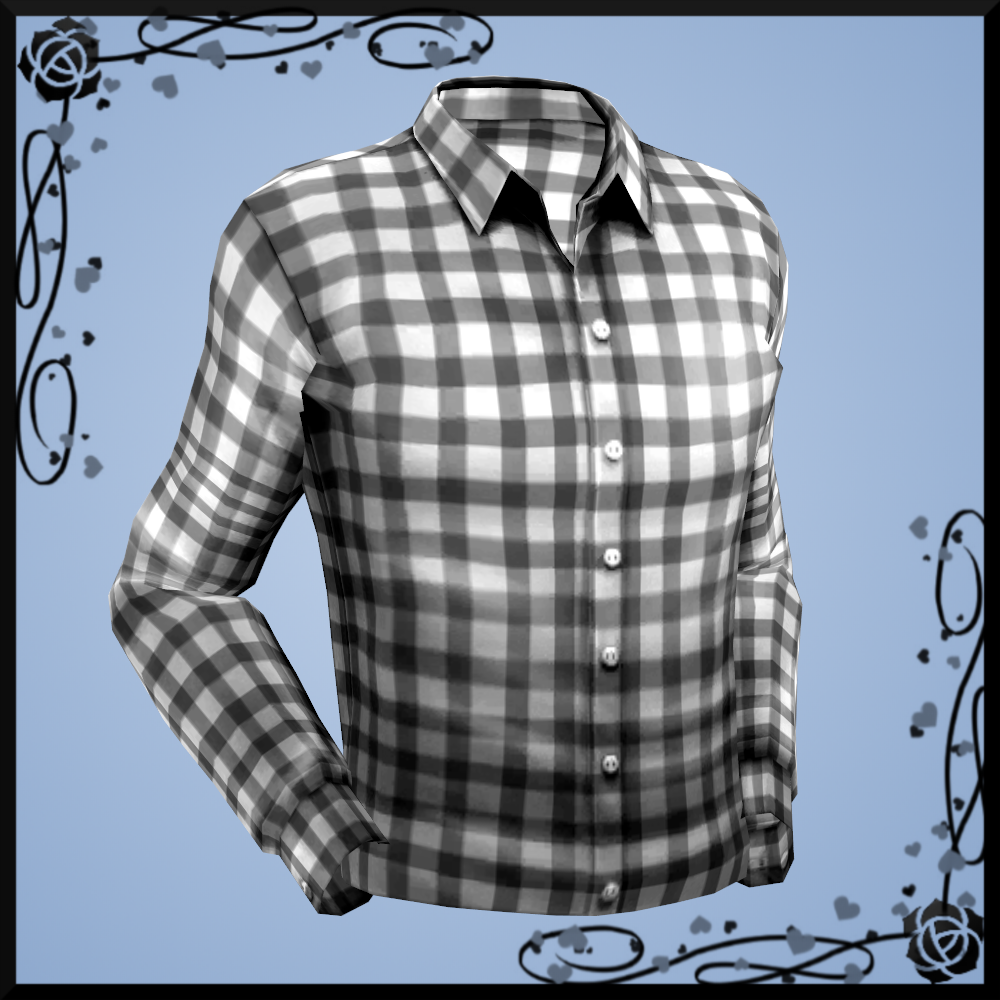 Plaid Dress Shirt (+ plain textures) DOWNLOAD