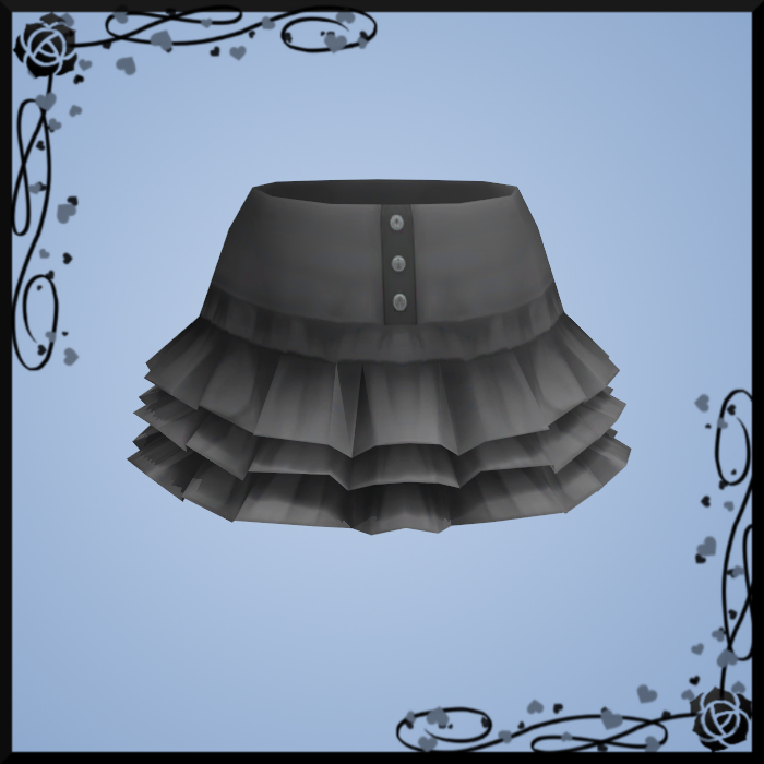 Layered High-waisted Skirt 
