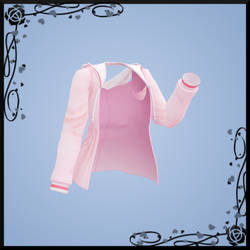 {MMD} Pink Hoodie DOWNLOAD