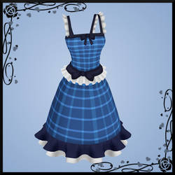 Frilly Plaid Dress DOWNLOAD