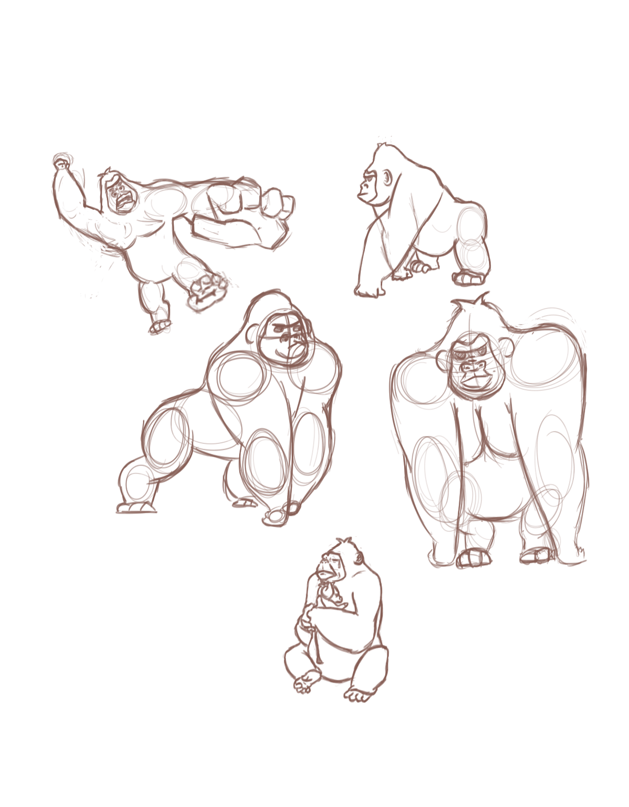 gorilla concept art by ChronicCelic on DeviantArt