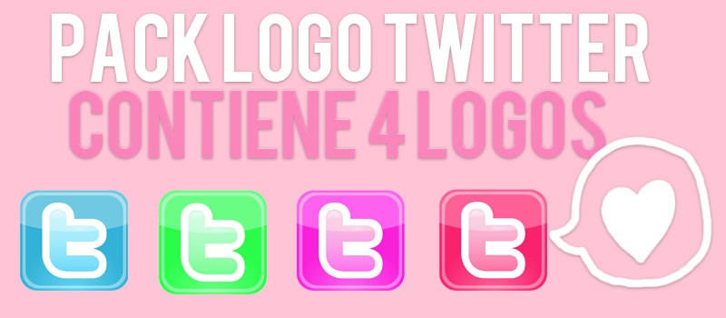 Pack 4 Logos Twitter